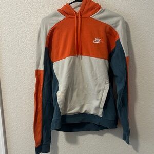 Nike patchwork hoodie
